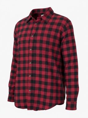 Magellan Outdoors Men's 2XL Red Black Buffalo Plaid Flannel Button Down Shirt‎